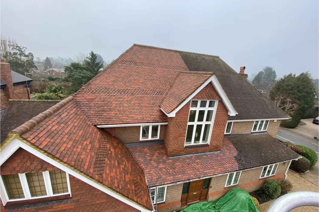Professional roof cleaning by DMC Facilities Management