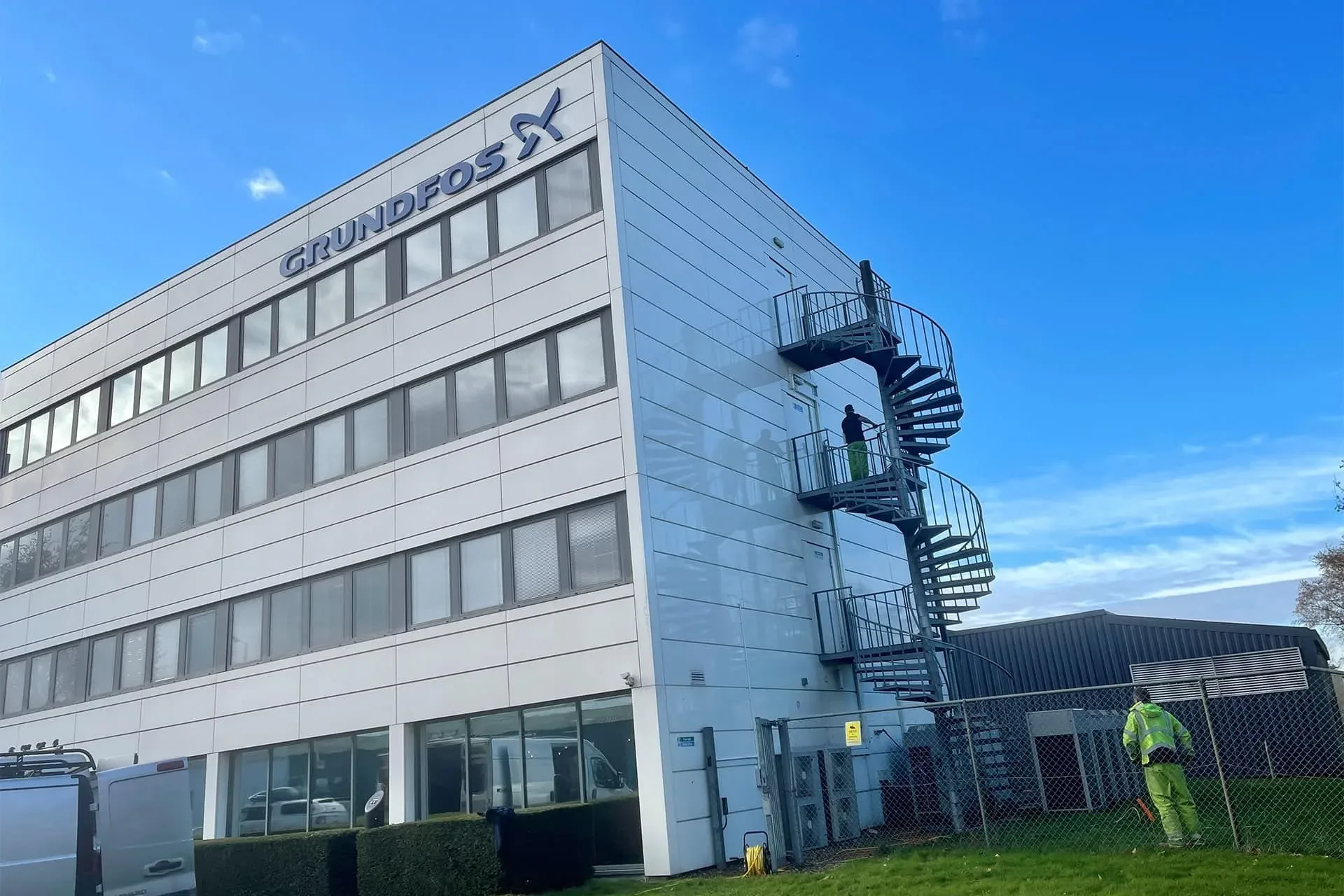Commercial restorative cleaning and facade restoration by DMC Facilities Management